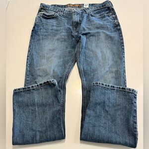 Cinch Men’s White Label Jeans Size 38X34 Medium Wash Denim Cowboy